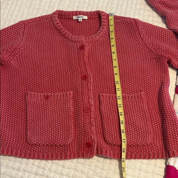 Splendid Andrea crop cardigan. ROSSA (color) Knit. Worn only once. - Picture 7 of 11